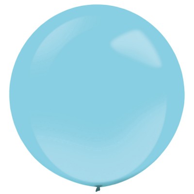 Latexový dekoračný balón karibská modrá 60 cm
