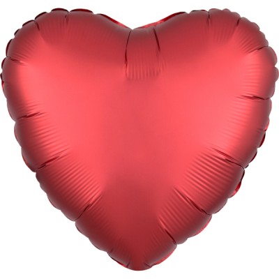Fóliový balón tmavo červené srdce
