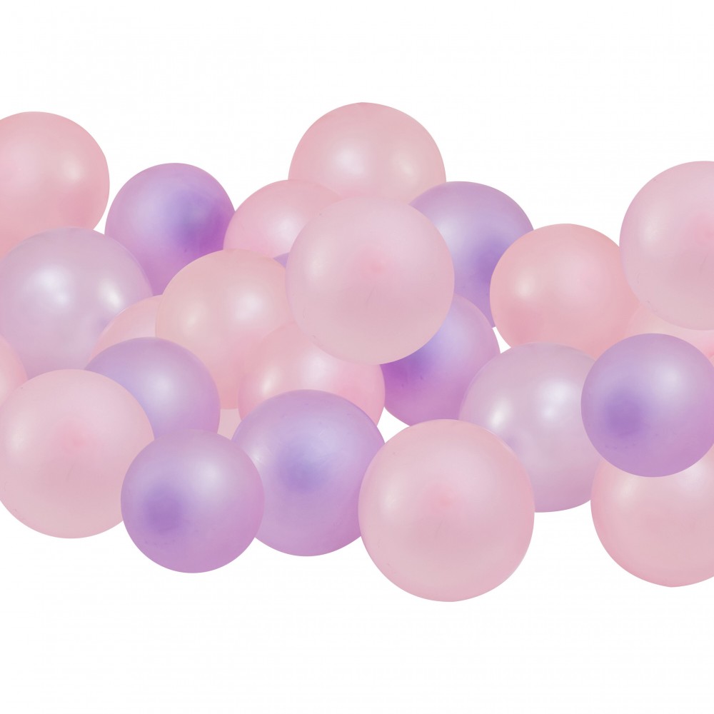 Latexové dekoračné balóny mix ružovej a fialovej farby