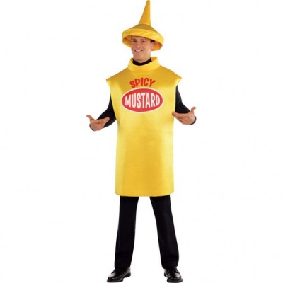 Pánsky kostým Mustard Bottle veľkosť M/L