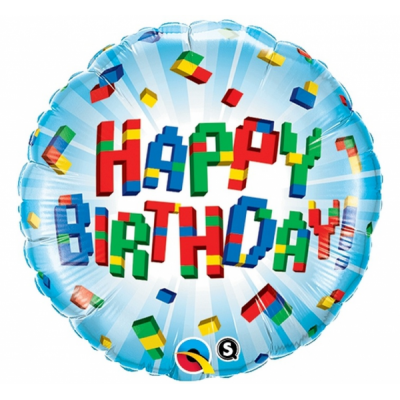 Fóliový balón Lego Happy Birthday