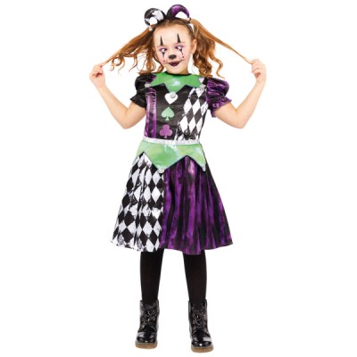 Dievčensky kostým Halloween Šašo 6-8 rokov