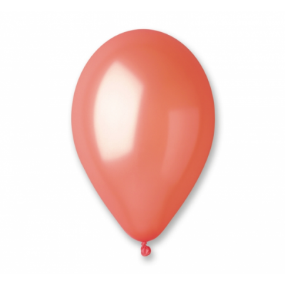 Latexový balón oranžová metalická farba