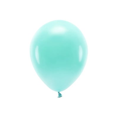 Latexové ECO Balóny pastelové tmavá mätová