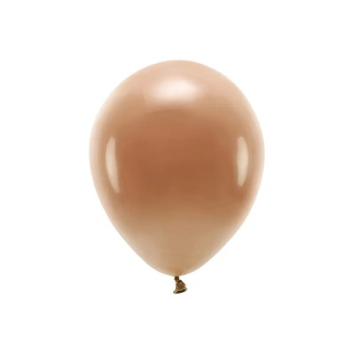 Latexové ECO Balóny pastelové čokoládová hnedá