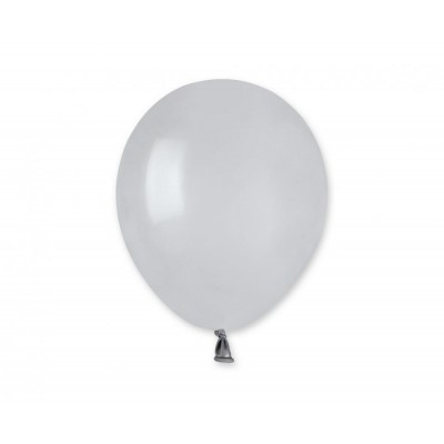 Latexové dekoračné balóny pastelová šedá 12,5 cm