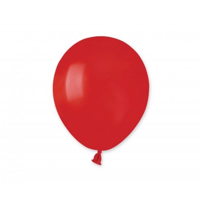 Latexové dekoračné balóny pastelová červená 12,5 cm