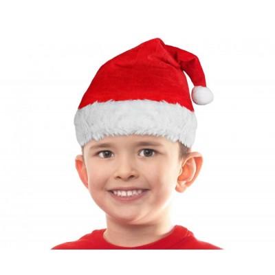 Detská Santa čiapka s bielym brmbolcom