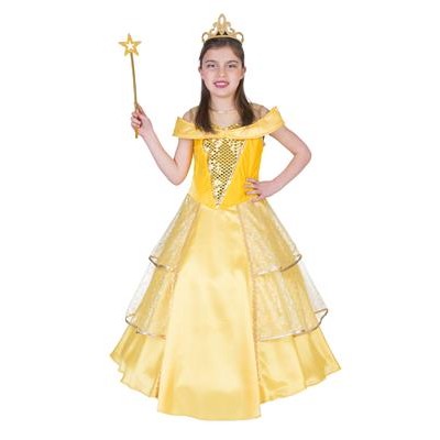 Dievčenský kostým Princezná Bella veľkosť 116